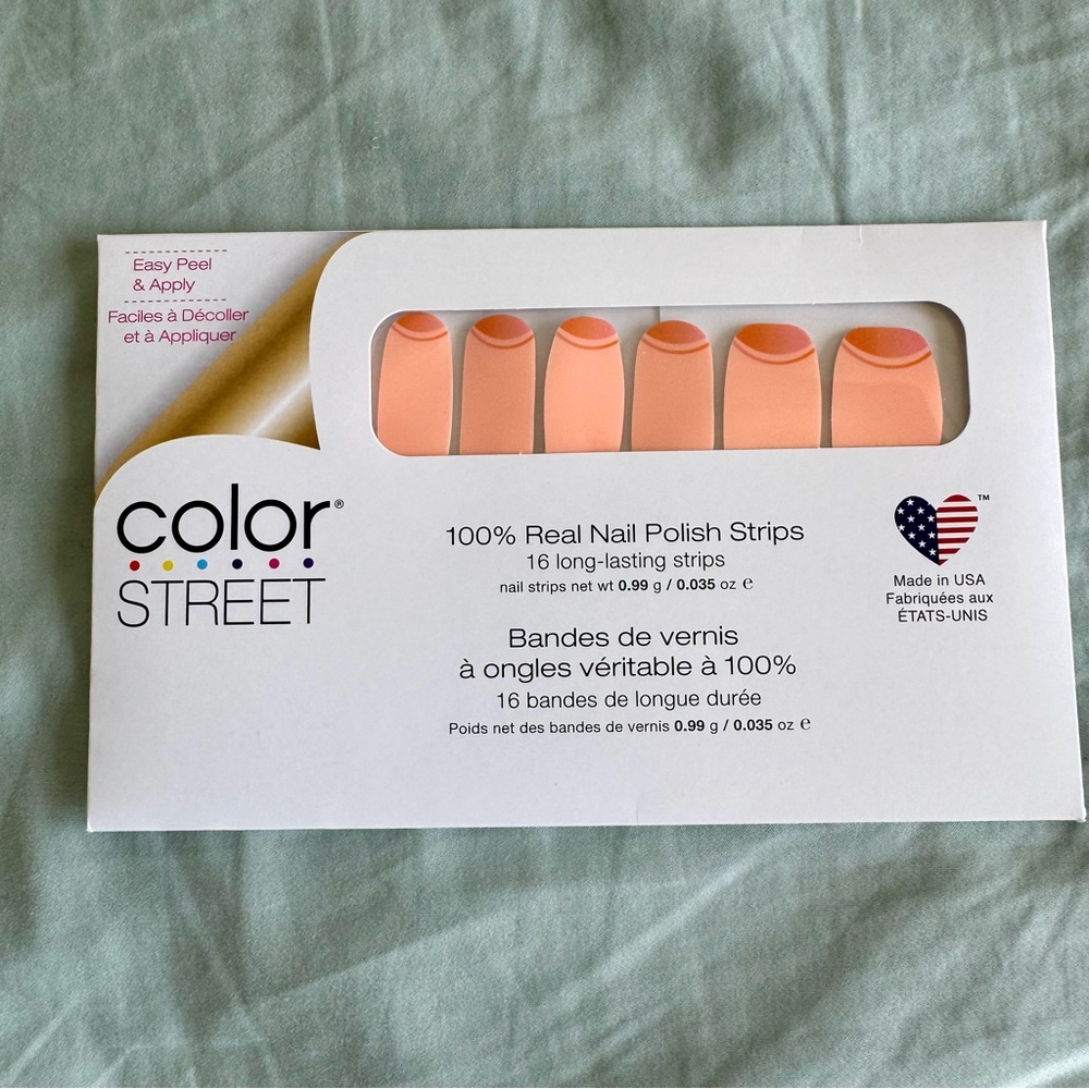 *Retired* Color Street: Morning Glory | Peach Orange Pink Gradient Spring Summer - Picture 3 of 8